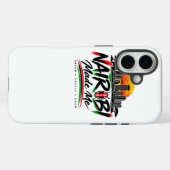 Coques Case-Mate iPhone Nairobi m'a fait – Fierté du Kenya (Verso (horizontal))