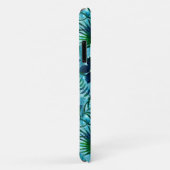 Coques Case-Mate iPhone Nalani Hawaiian Tropical Garden Turquoise (Dos/Droite)