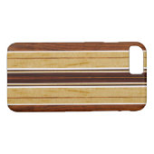 Coques Case-Mate iPhone Nalu Hou Faux Koa Bois Surf (Dos (Horizontal))