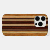 Coques Case-Mate iPhone Nalu Lua Faux Koa Bois Surf (Verso (horizontal))