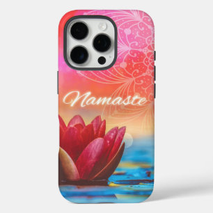 Coques iPhone 16 Pro Namaste Lotus & Mandala