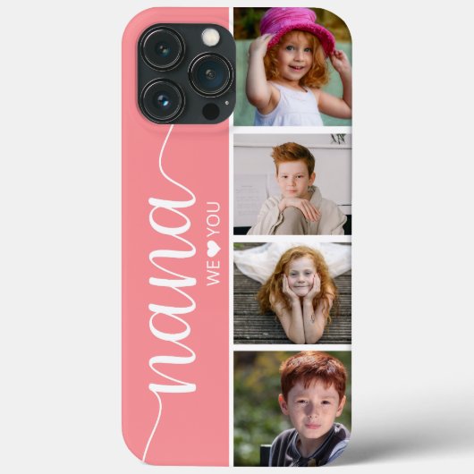 Coques Case-Mate iPhone Nana We Love You Photo (Verso)