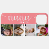 Coques Case-Mate iPhone Nana We Love You Photo (Verso (horizontal))