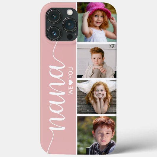 Coques Case-Mate iPhone Nana We Love You Photo (Verso)