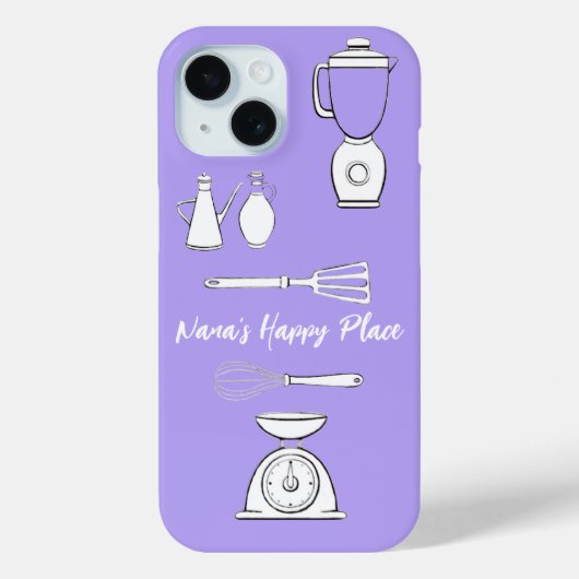 Coques Case-Mate iPhone 'Nana's Happy Place' (Verso)