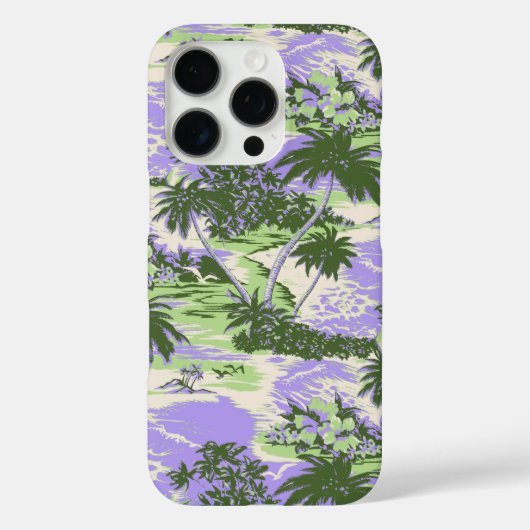 Coques Case-Mate iPhone Napili Bay Hawaiian Tropical Lavender (Verso)