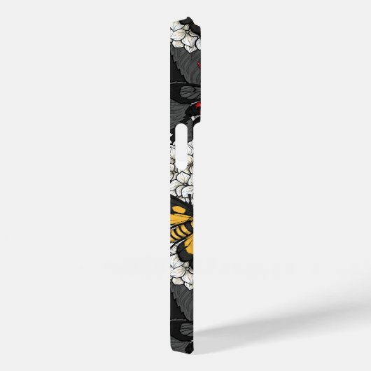 Coques Case-Mate iPhone Nappes phréatiques sur hydrangée blanche (Verso / Droite)