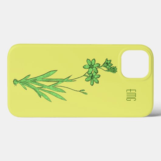 Coques Case-Mate iPhone Narcisse sauvage en vert (Verso (horizontal))