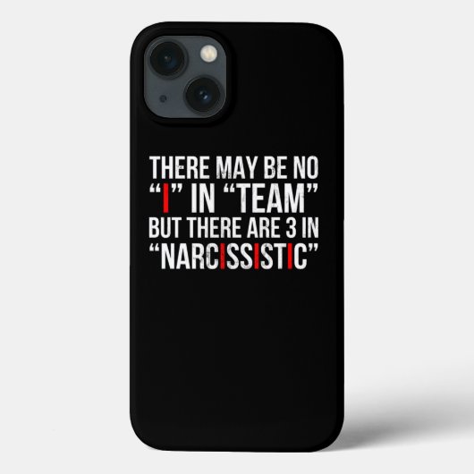 Coques Case-Mate iPhone Narcissist Personnalité Trouble Psychologie Imprim (Verso)