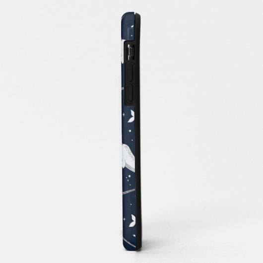 Coques Case-Mate iPhone Narvals magiques dans l'espace (Dos/Gauche)