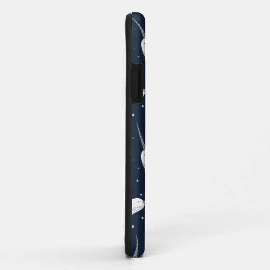 Coques Case-Mate iPhone Narvals magiques dans l'espace (Dos/Droite)