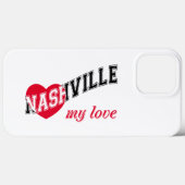 Coques Case-Mate iPhone Nashville mon amour (Verso (horizontal))