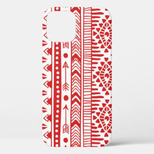 Case-Mate iPhone Case Native American : Red Ink Doodle.