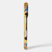 COQUES Case-Mate iPhone NATIVITÉ CHRISTMAS PARCHMENT BLUE GEM MONOGRAM (Verso / Droite)