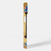 COQUES Case-Mate iPhone NATIVITÉ CHRISTMAS PARCHMENT BLUE GEM MONOGRAM (Verso / Droite)