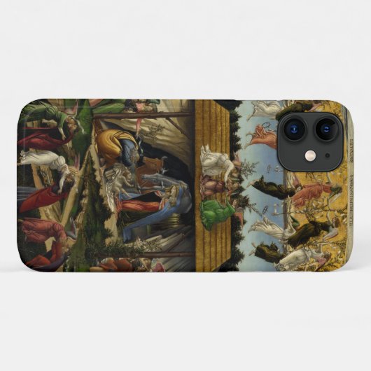 Coques Case-Mate iPhone Nativité mystique de Sandro Botticelli (Dos (Horizontal))
