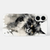 Coques Case-Mate iPhone Nature Enk Peinture Chat (Verso (horizontal))