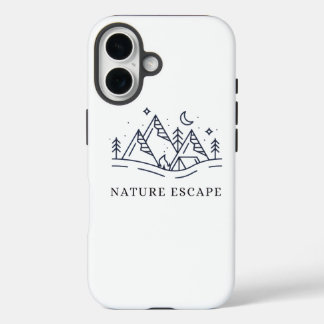 Coques iPhone 16 Nature Escape Mountain Camping iPhone Case