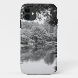 Etui iPhone Case-Mate Nature et lac noirs et blancs, frais, uniques