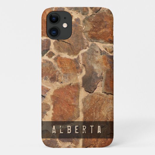 Coques Case-Mate iPhone Nature Géologie Structure murale en pierre Nom per (Dos)