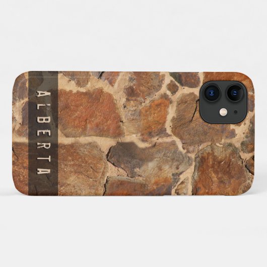 Coques Case-Mate iPhone Nature Géologie Structure murale en pierre Nom per (Dos (Horizontal))