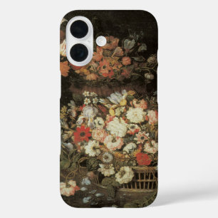 Coques iPhone 16 Nature morte Fleurs, Floral Baroque Vintage