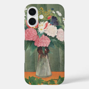 Coques iPhone 16 Nature morte florale rose vintage de Henri Roussea