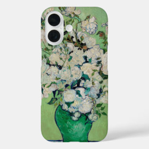 Coques iPhone 16 Nature morte Roses dans un vase par Vincent van Go