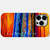 Coques Case-Mate iPhone Nature tropicale claire de l'océan Sunset (Verso (horizontal))