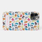 Coques Case-Mate iPhone Naughty Chats Kittens Foule Personnalisée (Dos (Horizontal))