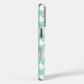 Coques Case-Mate iPhone Nautical Aqua Blue Sea Turtle Pattern (Verso / Droite)