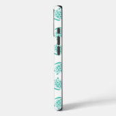 Coques Case-Mate iPhone Nautical Aqua Blue Sea Turtle Pattern (Verso / Gauche)