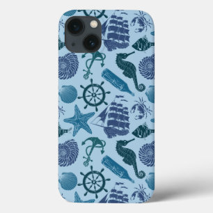 Etui iPhone Case-Mate Nautical Shades of Blue