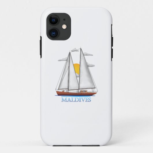 Coques Case-Mate iPhone Nautique côtière des Maldives (Dos)
