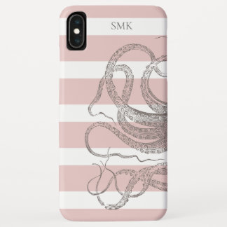 Case-Mate iPhone Case Nautique Vintage Steampunk Octopus sur les rayures