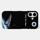 Coques Case-Mate iPhone Navette spatiale El Al Maslool (Verso (horizontal))