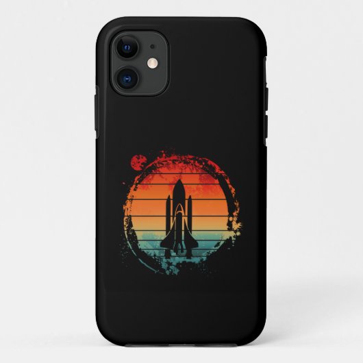 COQUES Case-Mate iPhone NAVETTE SPATIALE VINTAGE (Dos)