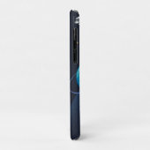 Coques Case-Mate iPhone Navette spatiale Voyage Lune Étoiles Personnalisée (Dos/Gauche)