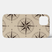 Coques Case-Mate iPhone Navigation Compass (Verso (horizontal))