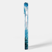 Coques Case-Mate iPhone Navire en mer dans la tempête / Bleu de marine (Verso / Gauche)