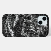 Coques Case-Mate iPhone Navire long Viking dans la tempête — Ink Saga Art (Verso (horizontal))
