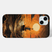 Coques Case-Mate iPhone Navire naviguant la nuit (Verso (horizontal))