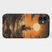 Coques Case-Mate iPhone Navire naviguant la nuit (Dos (Horizontal))