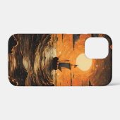 Coques Case-Mate iPhone Navire naviguant la nuit (Verso (horizontal))