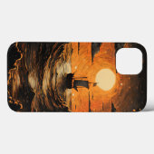 Coques Case-Mate iPhone Navire naviguant la nuit (Verso (horizontal))