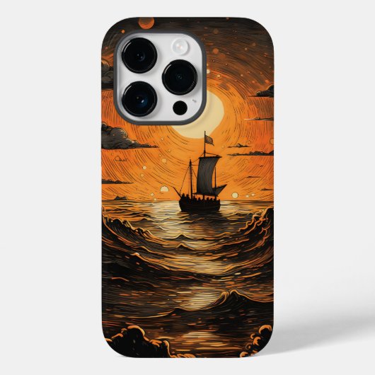 Coques Case-Mate iPhone Navire naviguant la nuit (Verso)