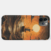 Coques Case-Mate iPhone Navire naviguant la nuit (Dos (Horizontal))