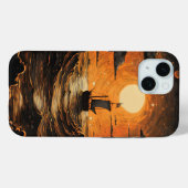 Coques Case-Mate iPhone Navire naviguant la nuit (Verso (horizontal))