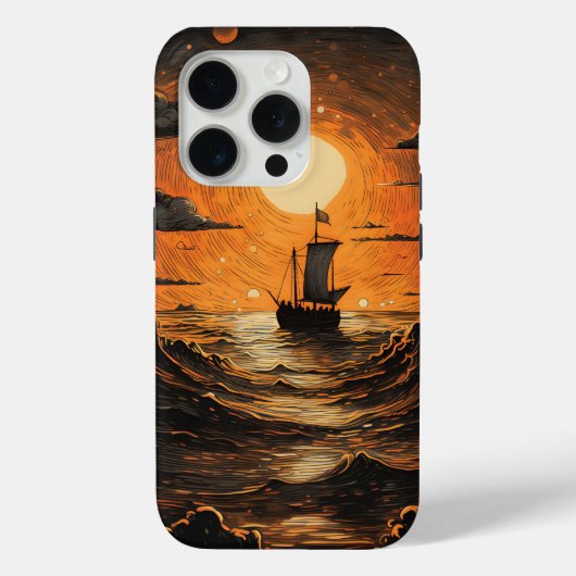 Coques Case-Mate iPhone Navire naviguant la nuit (Verso)
