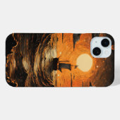 Coques Case-Mate iPhone Navire naviguant la nuit (Verso (horizontal))